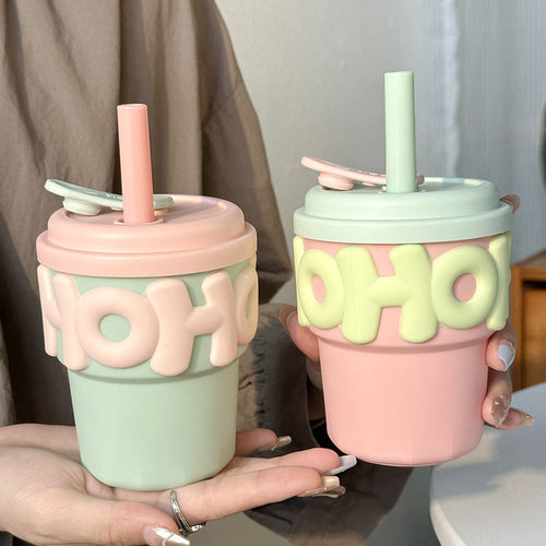 Ladies Fun Drinking Cups with Animal Motif Bowlift