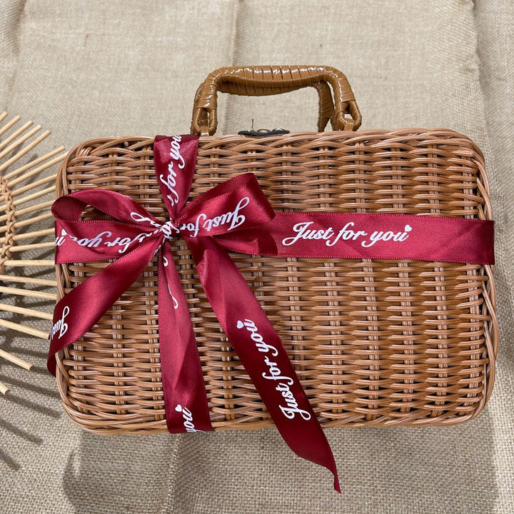 Women classic rattan handbag Bowlift
