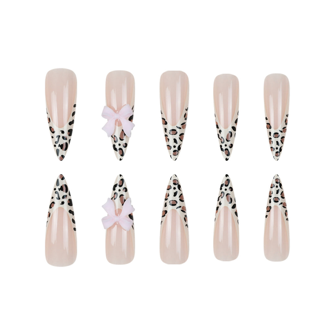 Stylish Stiletto Press-On Nail Art Bowlift
