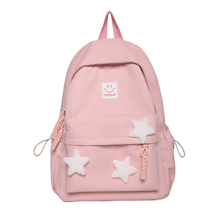 Adorable Star-Accent School Backpack Bowlift