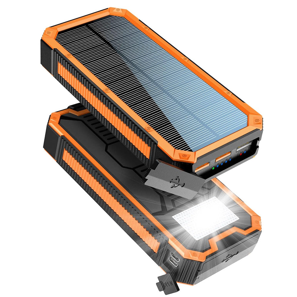 Portable solar power bank with high-load design and multiple outputs Bowlift