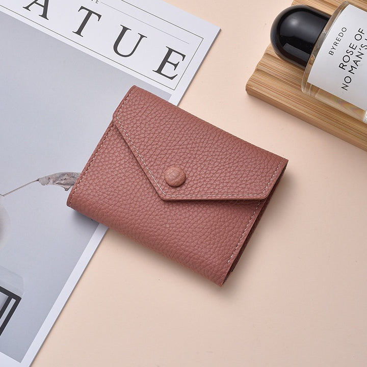 Premium Textured Leather Coin Wallet Bowlift