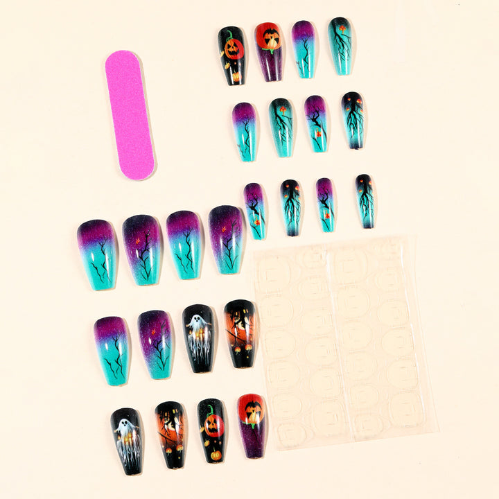 Halloween-Themed 3D Acrylic Nail Art Set Bowlift 1789713451