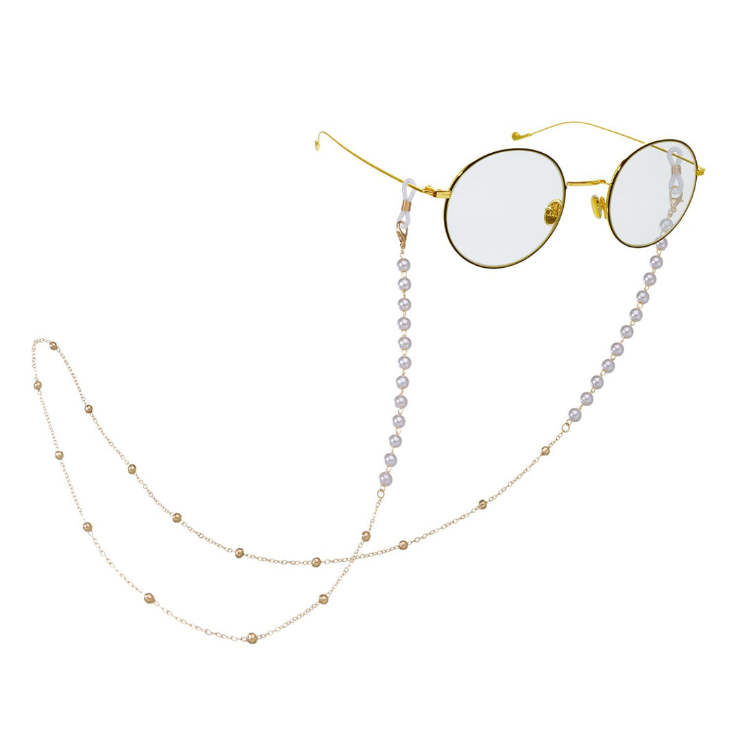 Crystal-Accented Eyewear Chain Bowlift