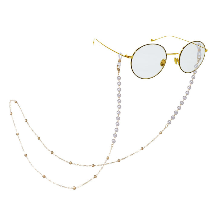 Crystal-Accented Eyewear Chain Bowlift