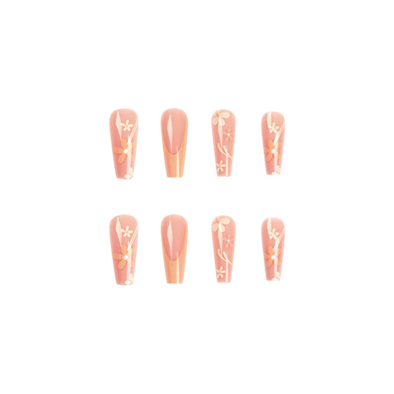 Artistic Nail Art with Floral and Creative Design Bowlift