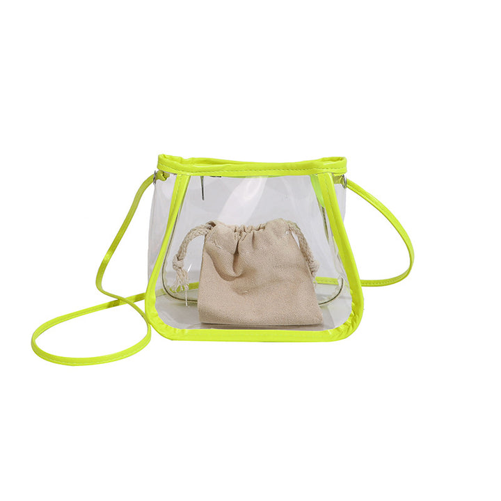 Transparent Mini Bucket Bag Bowlift