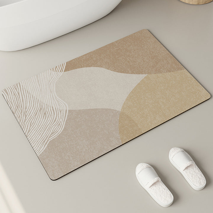 Textured Pattern Bath Mat Bowlift