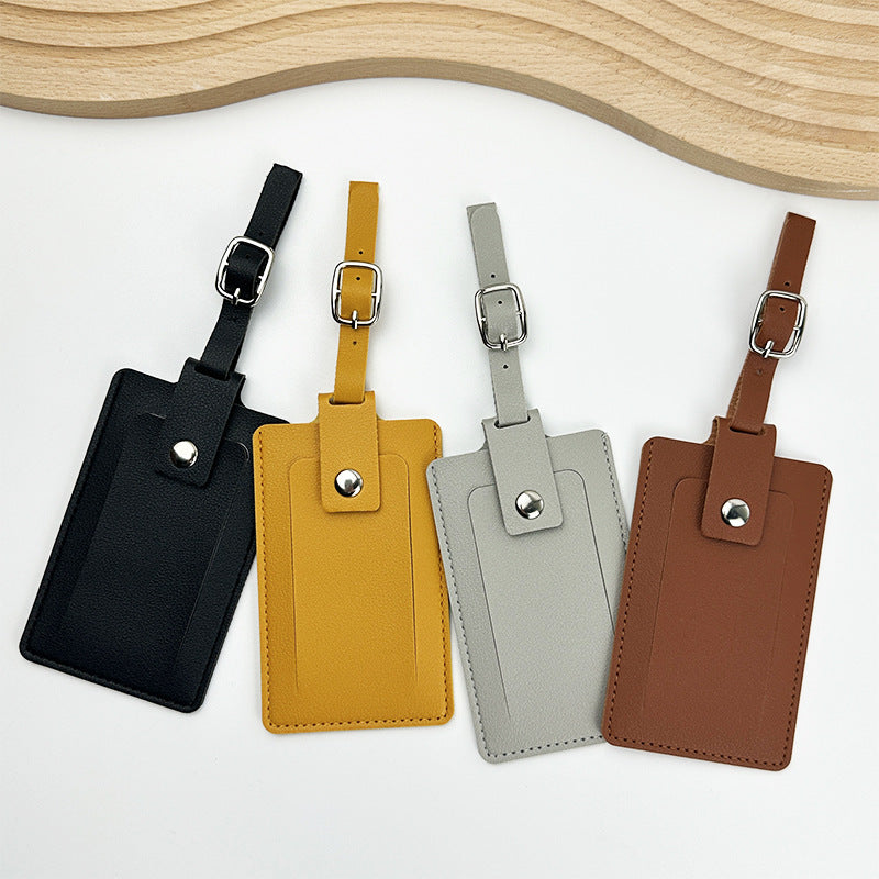 Leather Travel Luggage Tag Bowlift