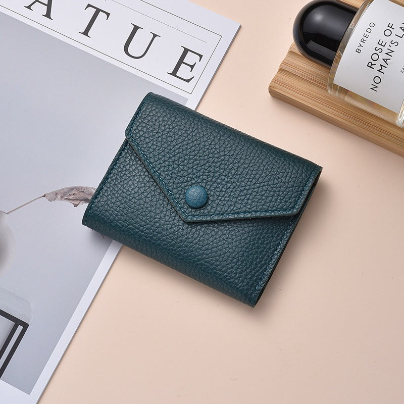 Premium Textured Leather Coin Wallet Bowlift