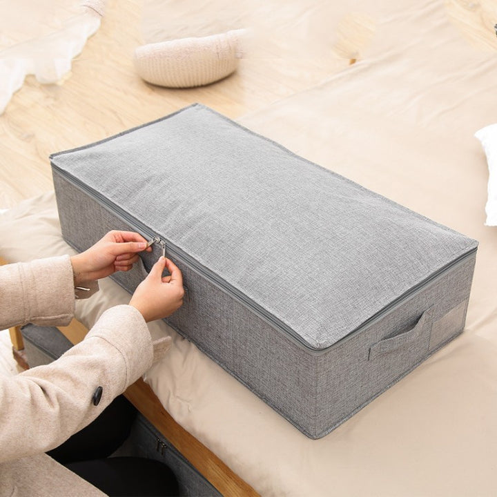 Practical storage box with removable lid and carrying handles Bowlift