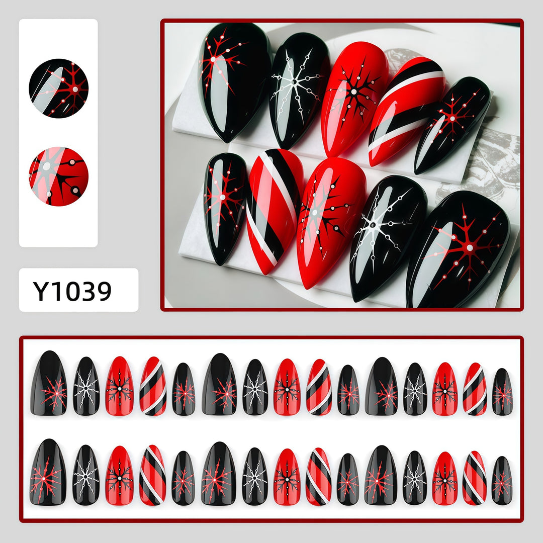 Artificial Nails in Modern Tribal Design Bowlift