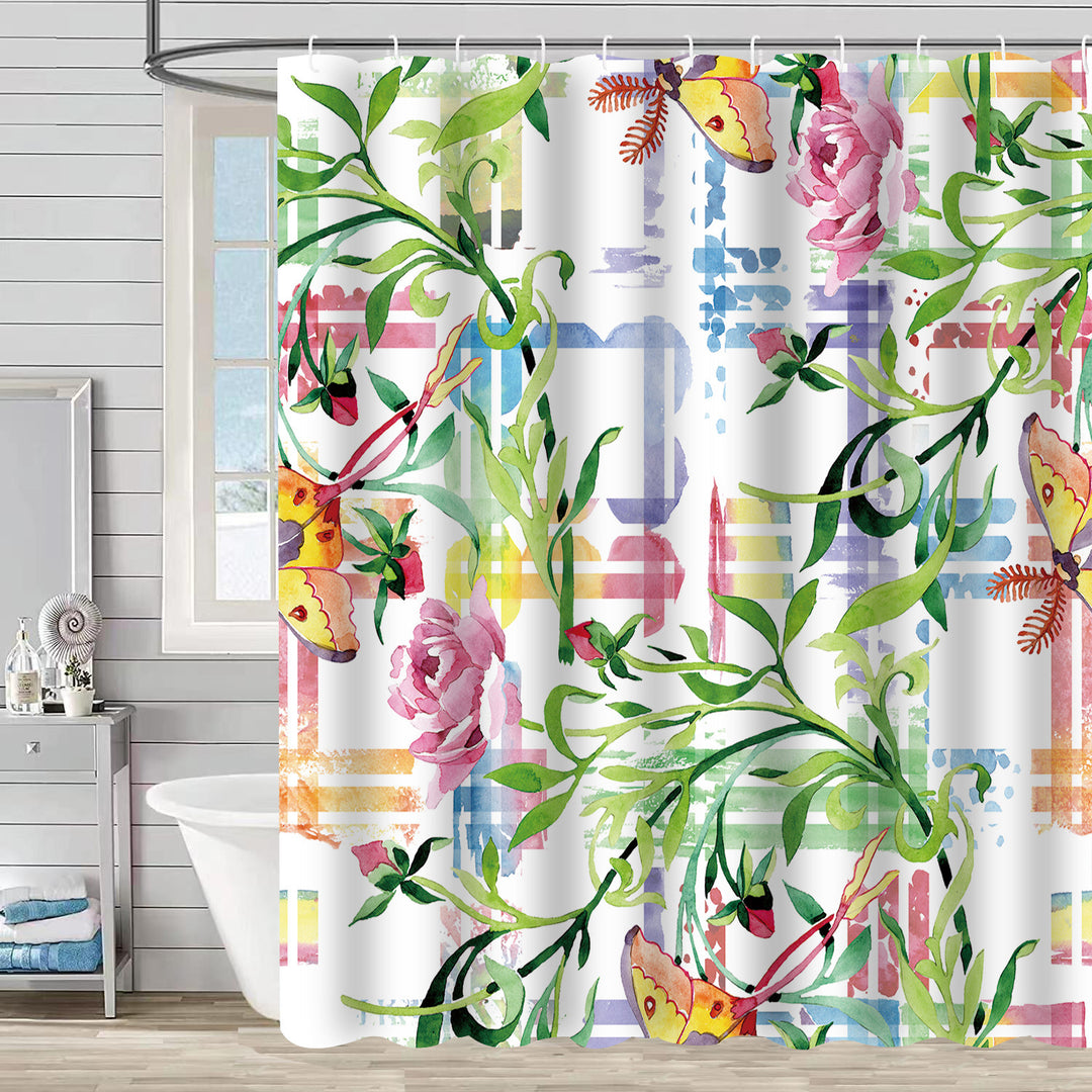 Botanical Garden Shower Curtain Bowlift