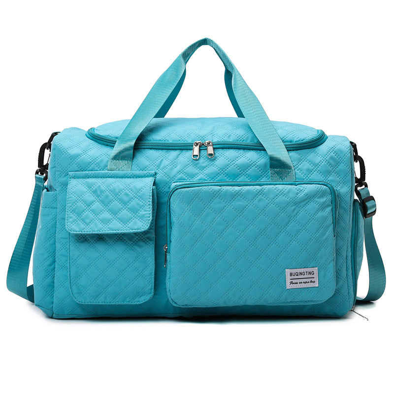 Multifunctional Sports Duffel Bag With Integrated Organizer Pockets Bowlift
