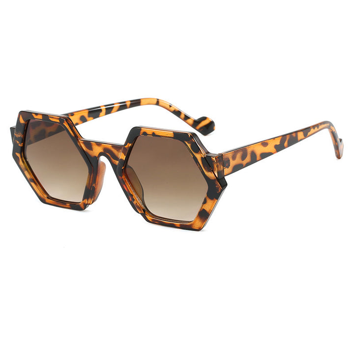 Ladies' striking sunglasses with hexagonal frame and comfortable fit Bowlift