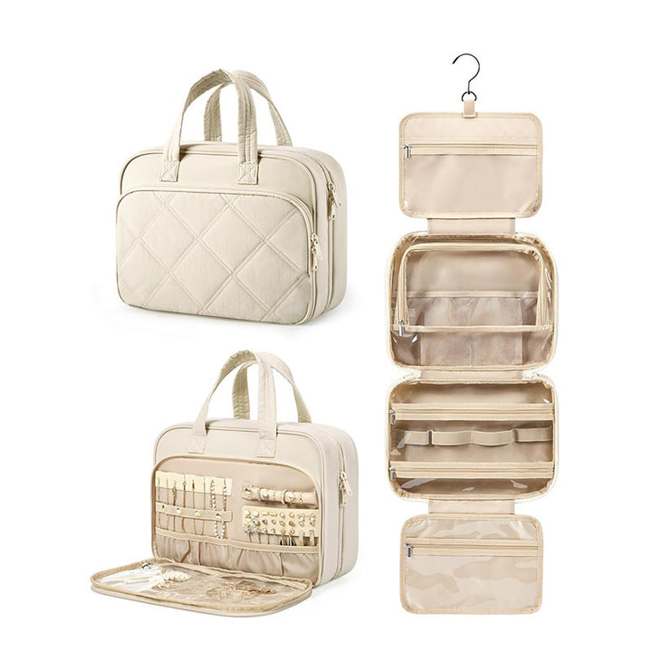 Jewelry Organizer Bag with Practical Inserts Bowlift