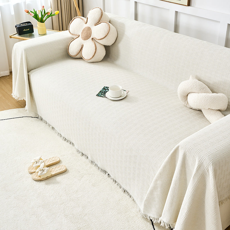 Elegant Woven Sofa Throw Blanket