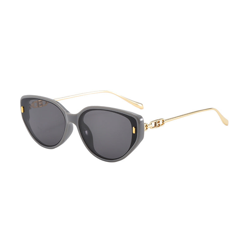 Women's designer sunglasses with delicate metal frame and extraordinary cat-eye design Bowlift