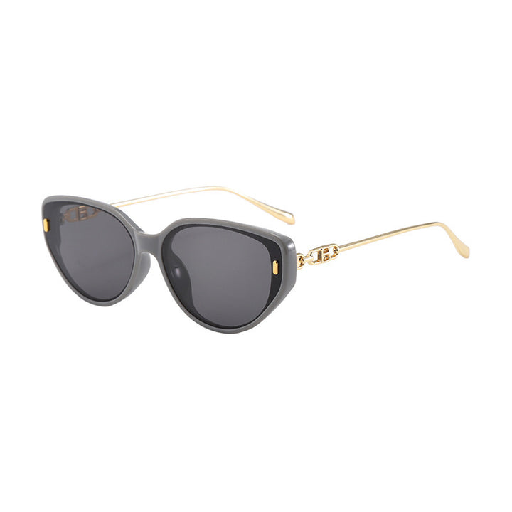 Women's designer sunglasses with delicate metal frame and extraordinary cat-eye design Bowlift