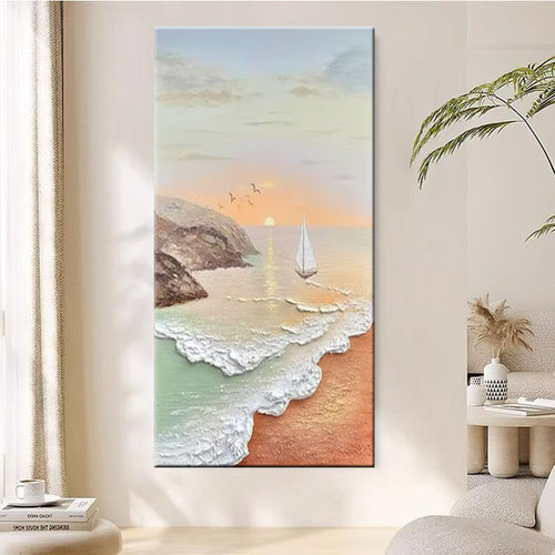 Coastal Serenity Canvas Artwork