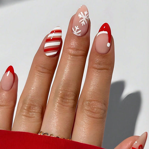 Festive Themed Stiletto Nail Art Set Bowlift