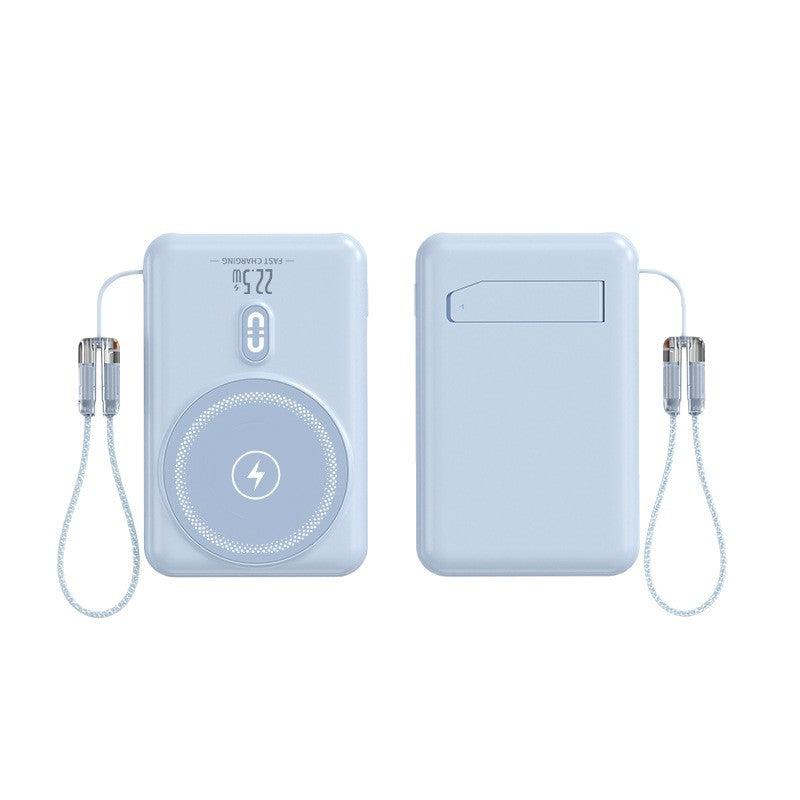 Portable power bank with inductive charging function and LED display Bowlift