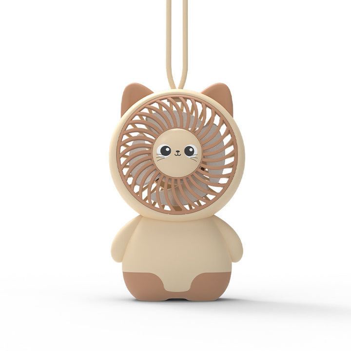 Ladies Portable Mini Animal Fan with Cute Panda Design Bowlift