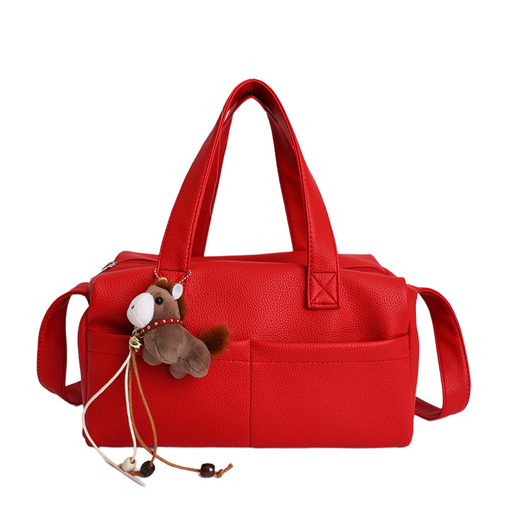 WoVersatile Leather Mini Handheld Bag Bowlift