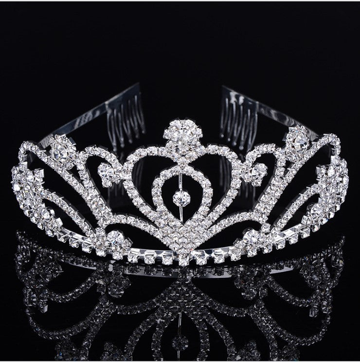 Ladies Crystal-Embellished Crown Bowlift
