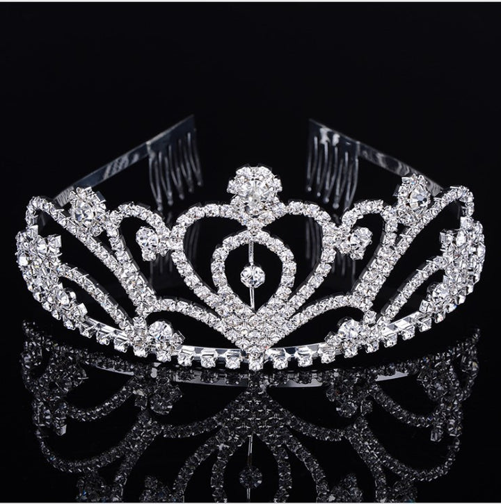 Ladies Crystal-Embellished Crown Bowlift