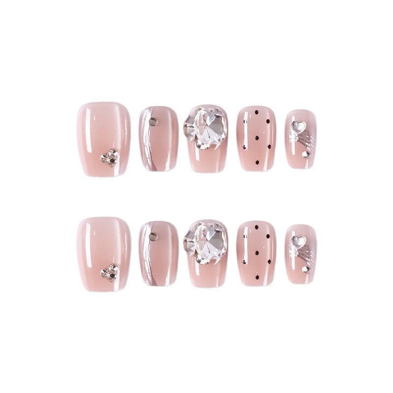 Premium Decorative Press-On Nail Set Bowlift