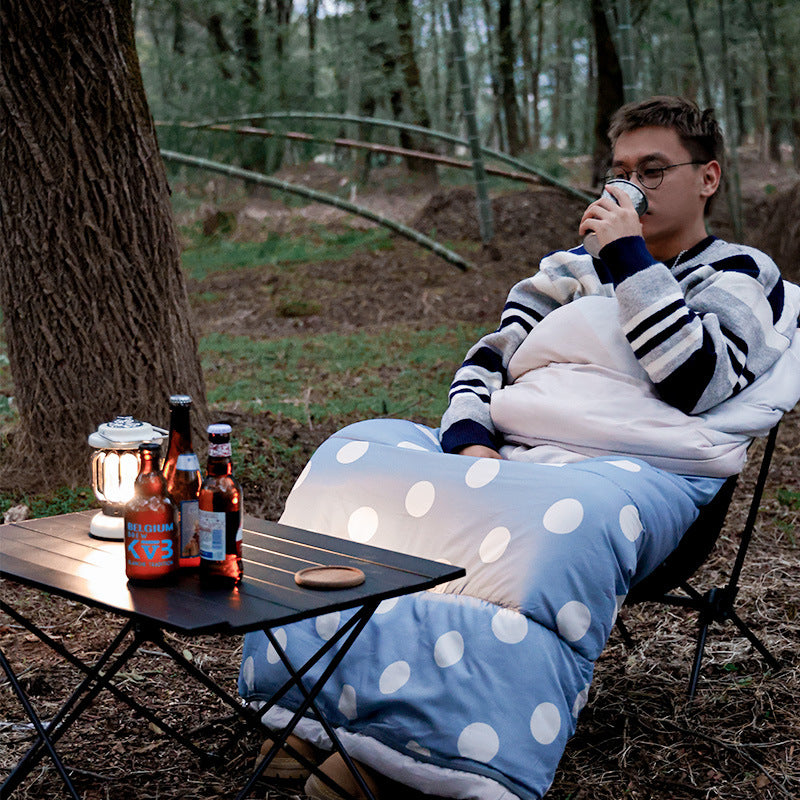 High-quality and warm sleeping bag with headrest Bowlift