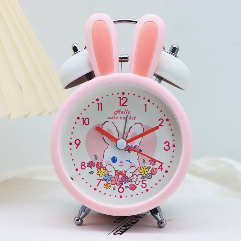 Children's alarm clock in cute rabbit design Bowlift