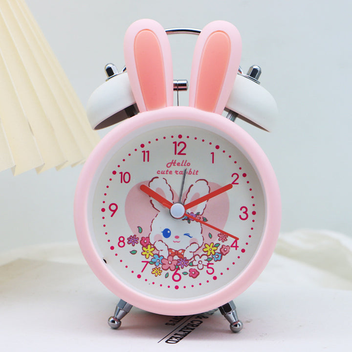 Children's alarm clock in cute rabbit design Bowlift
