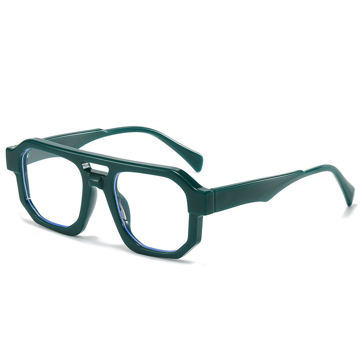 Fashion-Forward Geometric Oversized Sunglasses Bowlift