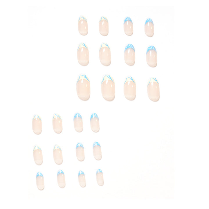 Creative Nail Art with Gradient and Geometric Accents Bowlift