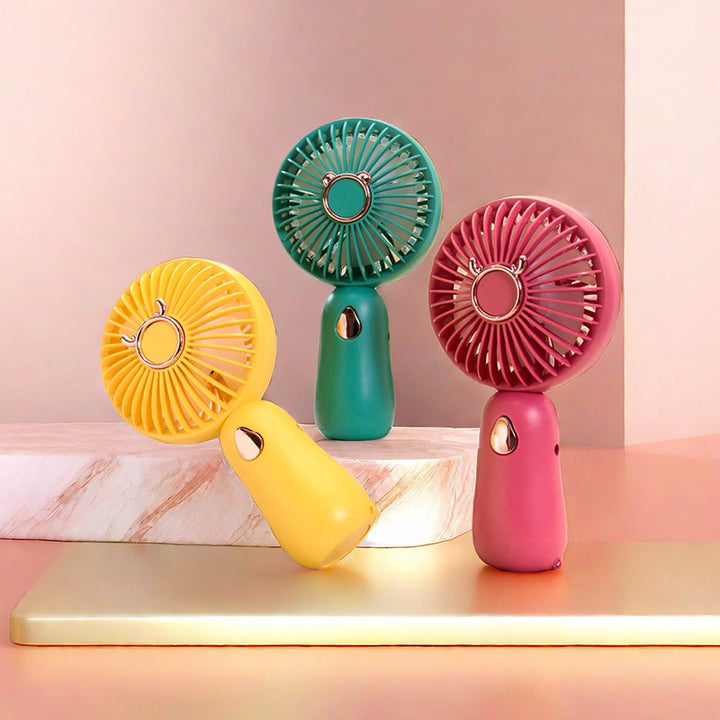 Women's Portable Mini Hand Fan with USB Charging Function Bowlift