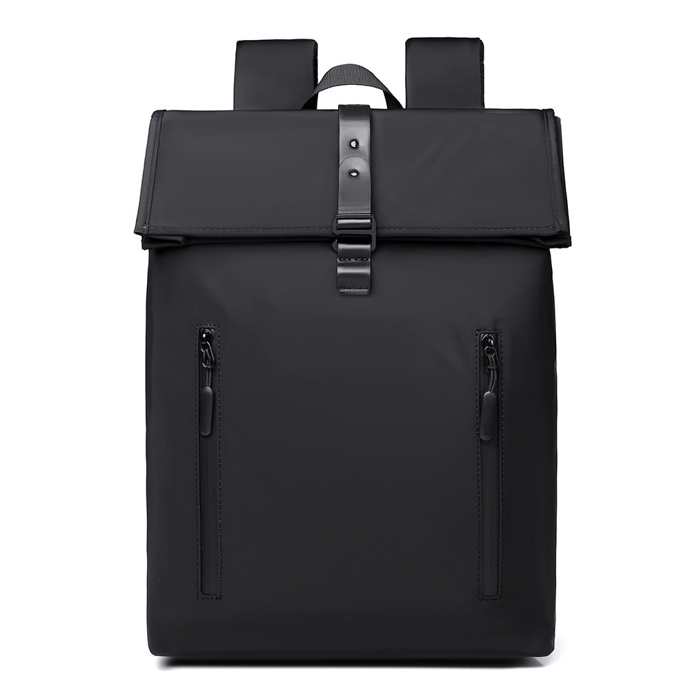 Modern Waterproof Roll-Top Backpack Bowlift