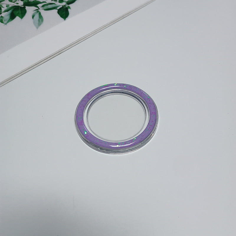 Decorative Transparent Compact Mirror Bowlift