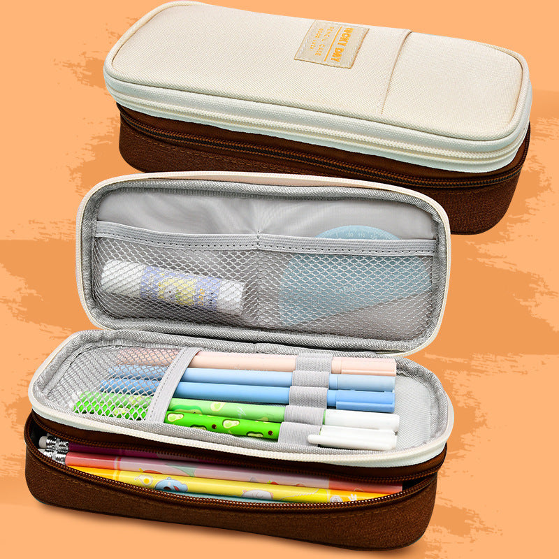 Durable Multi-Compartment Pencil Case Bowlift
