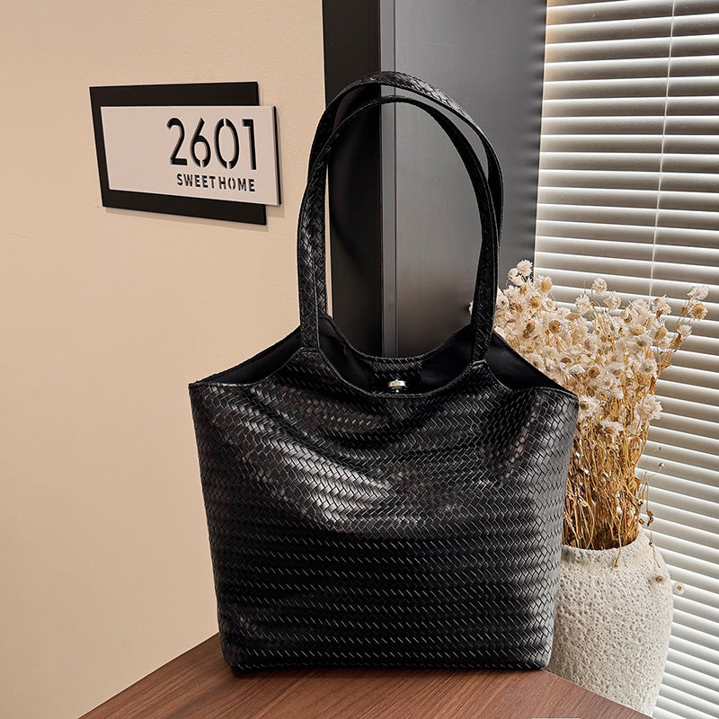 WoSpacious Woven Tote Bag Bowlift
