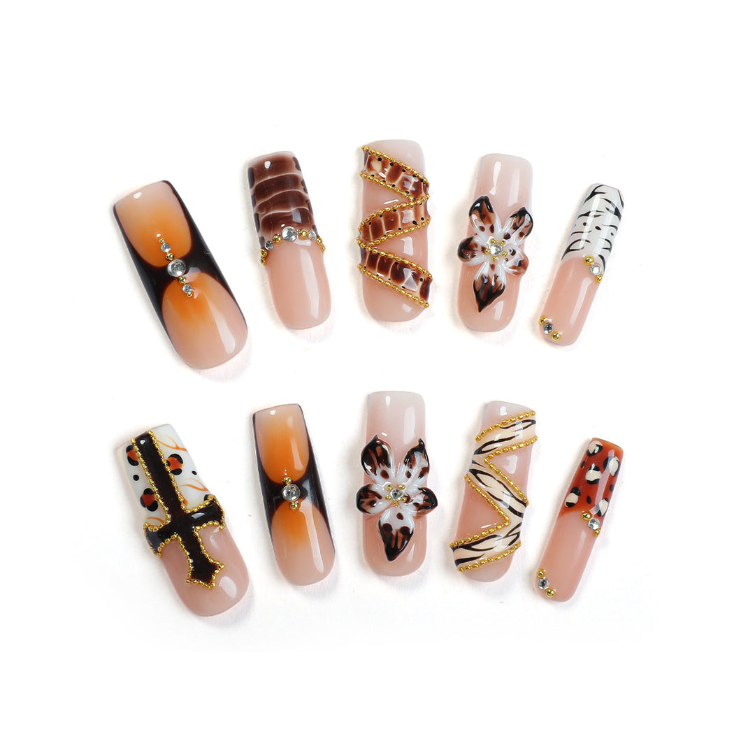 Creative Nail Art Set with Stylish Designs Bowlift