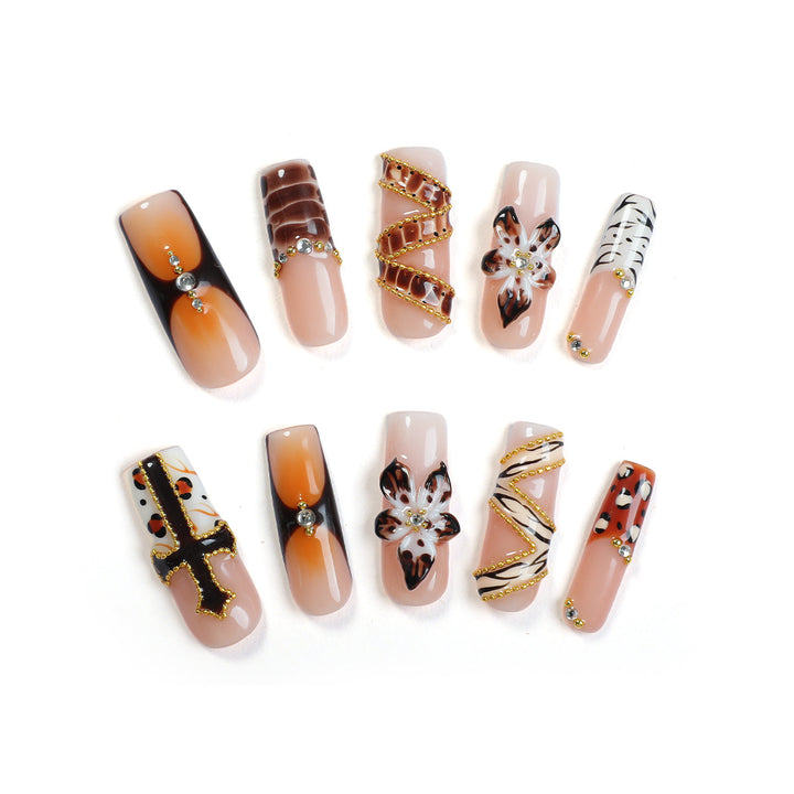 Creative Nail Art Set with Stylish Designs Bowlift