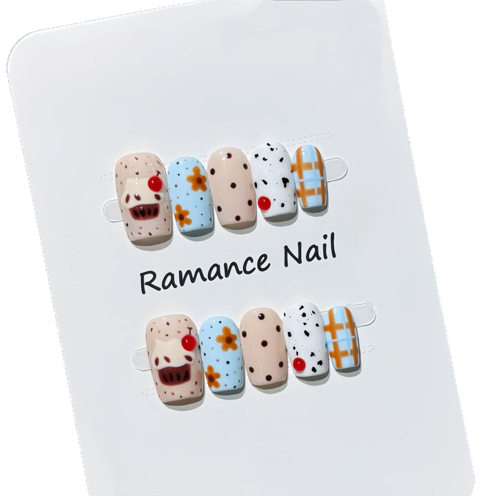 Decorative Themed Nail Art Set Bowlift