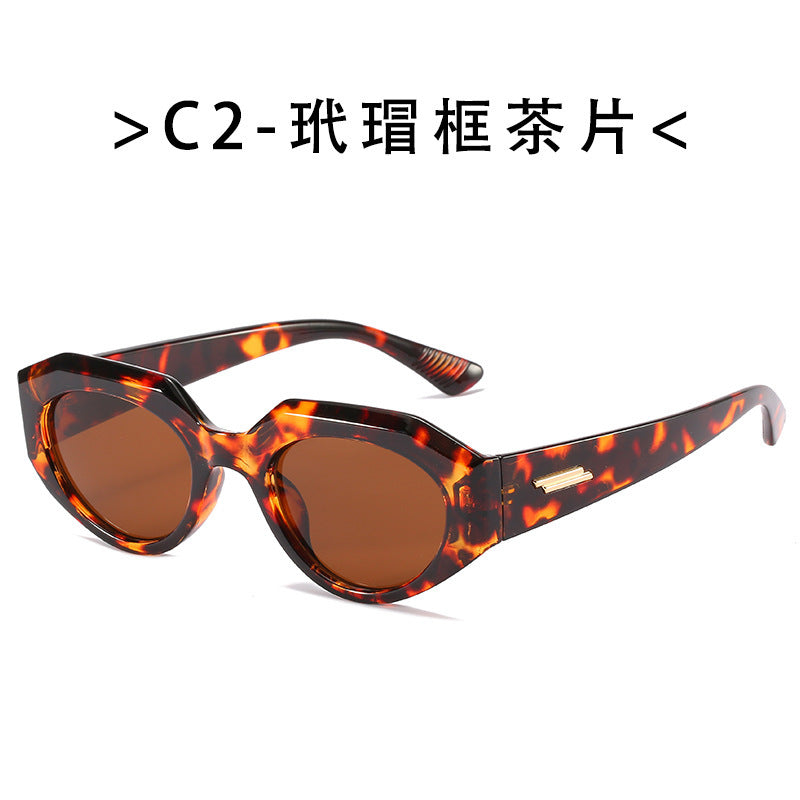Women's Geometric Cat-Eye Sunglasses Bowlift