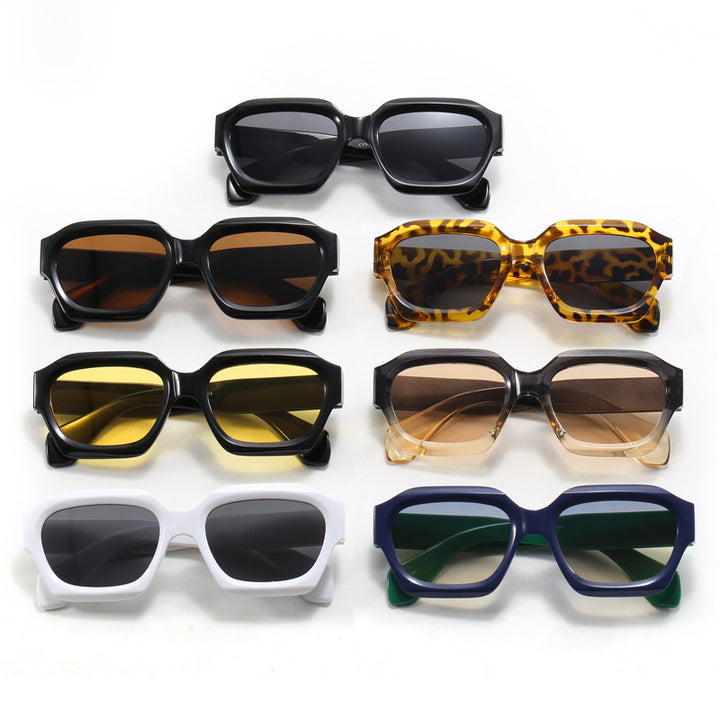 Women's fashionable geometric oversized sunglasses Bowlift