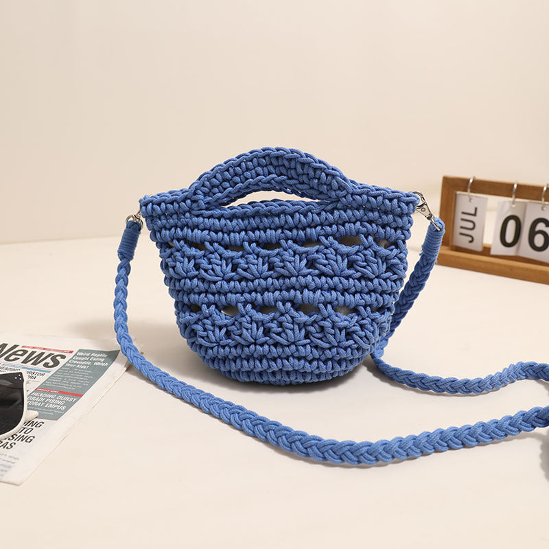 Handcrafted macrame shoulder bag with unique design Bowlift