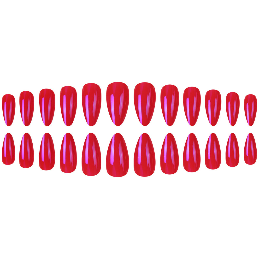 Glossy Stiletto Press-On Nails Bowlift