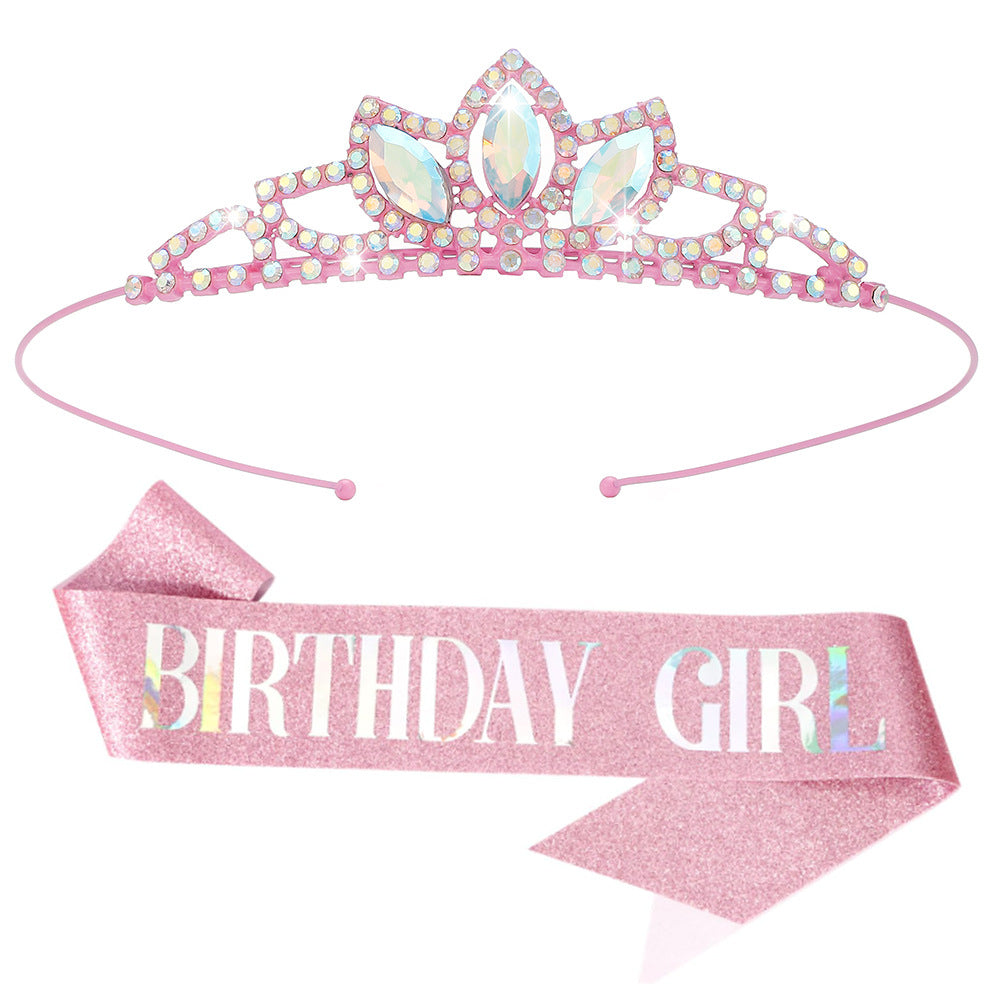Ladies Crystal Tiara Bowlift