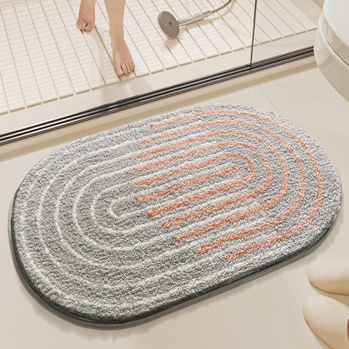 Plush Microfiber Bath Rug Bowlift